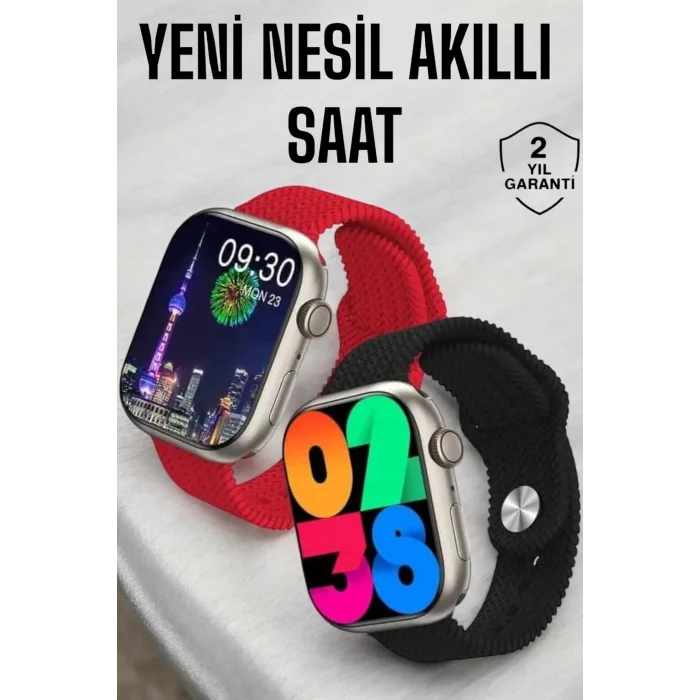 Akıllı Saat Tema Değiştirme Uyku ve Sağlık Takibi Bluetooth Bağlantılı