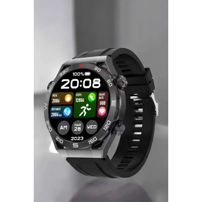 Akıllı Saat Yeni Nesil 2024 Model Metal Kordonlu Bluetooth Bağlantılı