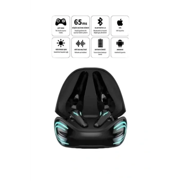 Android ve İOS Uyumlu Bluetooth Kulaklık Gaming Kulaklık Mini