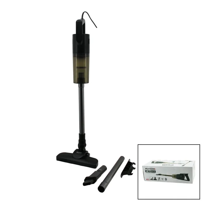 NETO VC-10 GRİ METAL SAPLI DİK ELEKTRİKLİ SÜPÜRGE 500W 5MT KABLOSAP=75+35=110CMHEPA FİLTRE (5047)