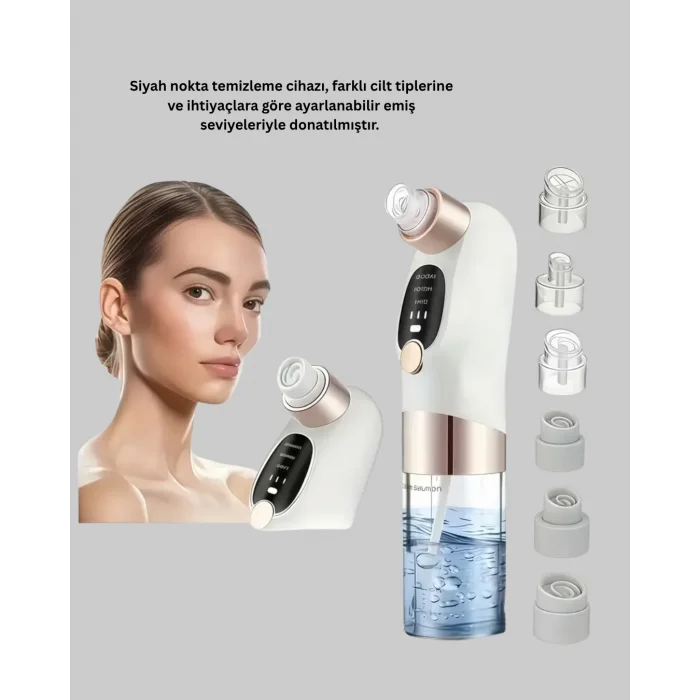 Ayarlanabilir Güç Seviyeli Vakumlu Siyah Nokta Temizleme Cihazı – Derin Gözenek Temizliği