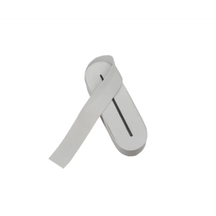 BEYAZ - 4CM PAÇA LASTİK YASSI GENİŞ 10MT (5047)