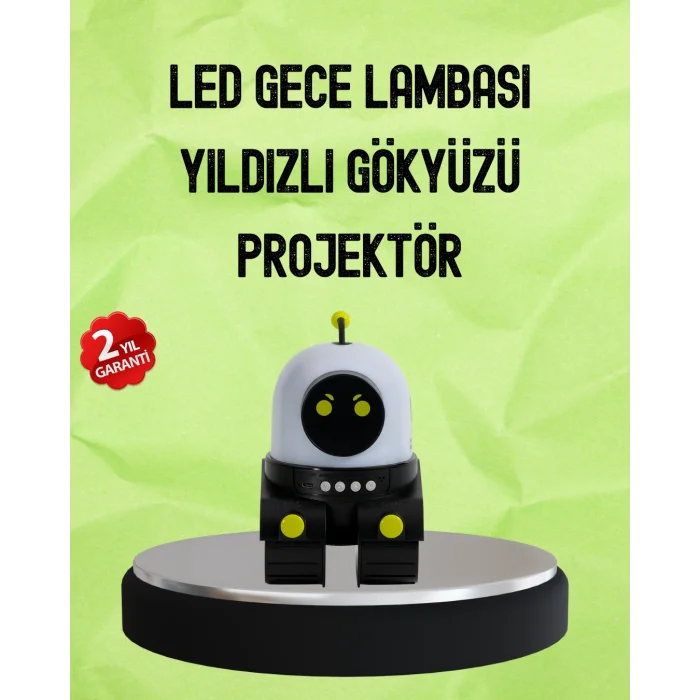 Bluetooth Bağlantılı Yüksek Çözünürlüklü Galaksi Projektör