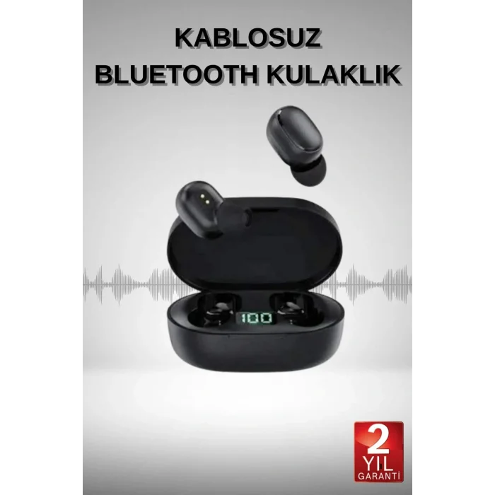Bluetooth Kulaklık Dijital Göstergeli Yüksek Ses Kaliteli Uzun Pil Ömrü