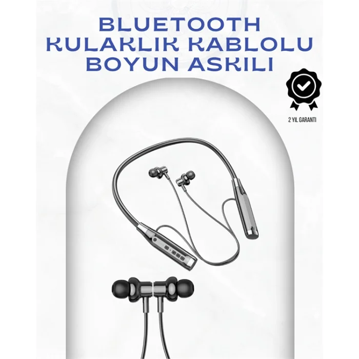 Boyun Askılı Kablosuz Kulaklık – 120 Saat Kesintisiz Müzik Keyfi