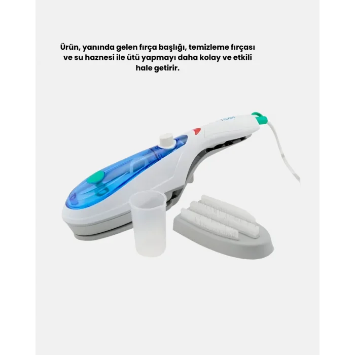 Buharlı El Ütüsü  Hızlı Isınan, Koku Giderici, Taşınabilir