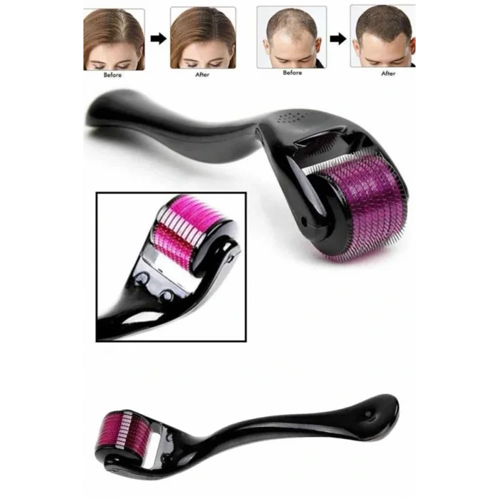 Derma Roller Titanyum Uçlu 540 İğneli 1 Mm Saç Sakal Çıkarma Ve Cilt Bakım Masaj Aleti