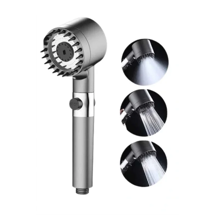 Duş Başlığı Profesyonel Masaj Başlıklı 3 Modlu Yeni Nesil Masaj Uçlu Su Tasarruflu