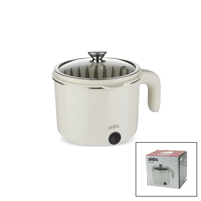 ELEKTRİKLİ ÇOK FONKSİYONLU PİŞİRİCİ PASLANMAZ ÇELİK TENCERE 800ML SCO-5063 (5047)