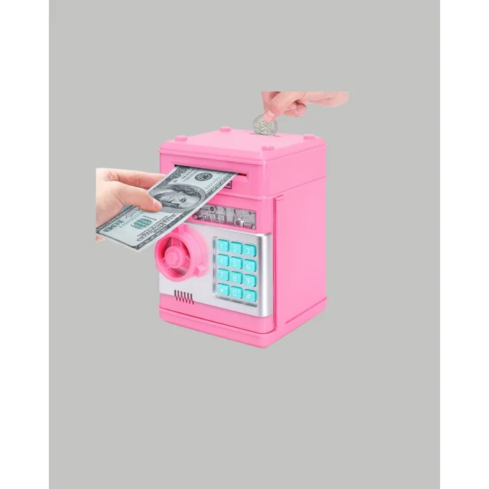 Elektronik Şifreli Otomatik Para Yutan Çocuk Kumbarası