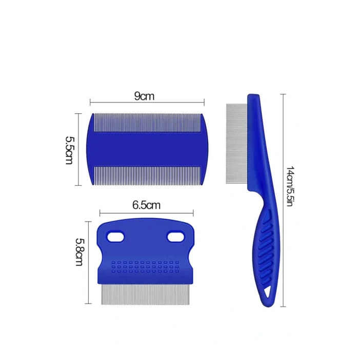 Evcil Hayvan Bit Tarağı Seti Paslanmaz Çelik lı 4lü Set