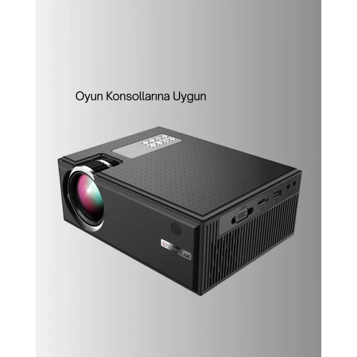 Full HD Projeksiyon – HDMI/USB Girişli, Kumandalı, Eğitim ve Sunum İçin İdeal