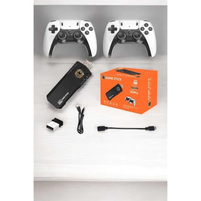 Game Stick Retro 8K ULTRA HD Video Oyun Konsolu Android Tv Özelliği