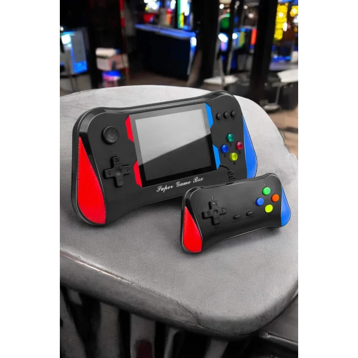 Gamepad Joystick 500 Oyunlu Retro Oyun Konsolu Tv Bağlantı Özellikli 2 Kişilik Destekli