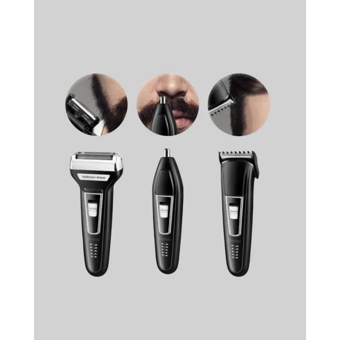 İnsua Erkek Bakım Seti – 3 Başlıklı Şarjlı Tıraş Makinesi, 60 Dakika Kablosuz Kullanım