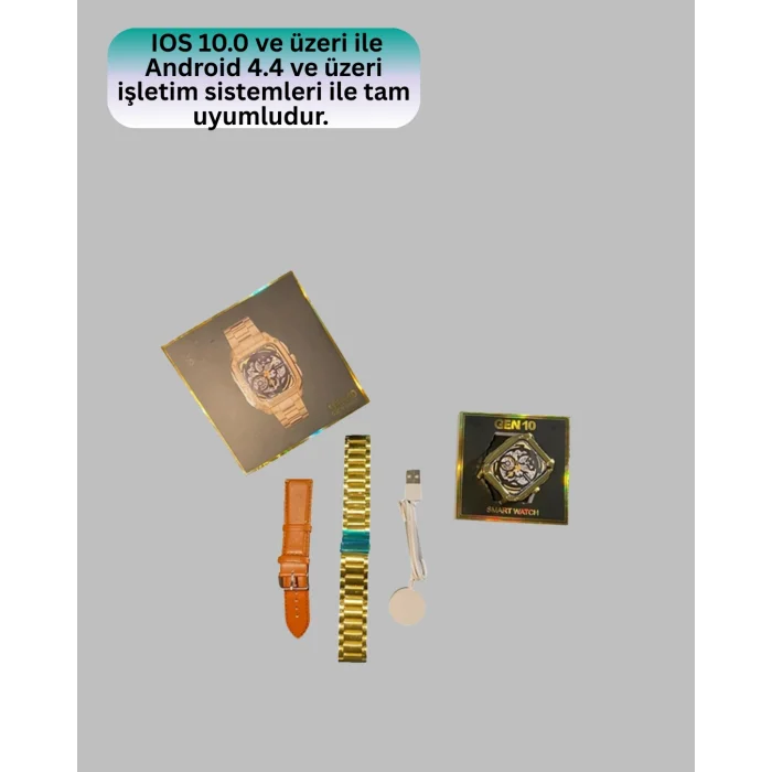 IOS Android Uyumlu Akıllı Saat Şifre Koruma Spor ve Günlük