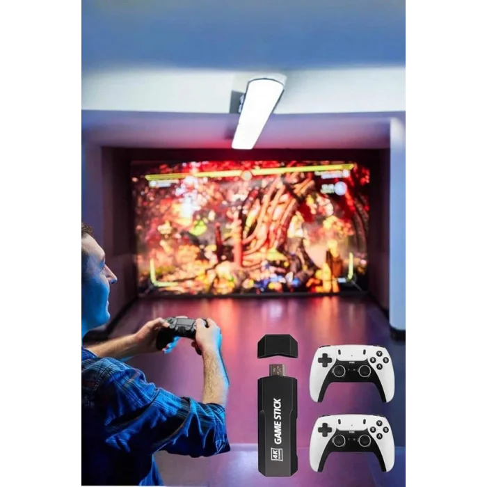 Joystick Çift Kollu Oyun Kolu Retro Oyun Yüksek Çözünürlüklü 3D Game