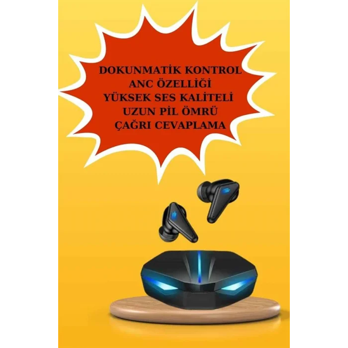 Kablosuz Bluetooth Bağlantılı Kulaklık ve Dokunmatik Ekran Akıllı Saat Arama Cevaplama