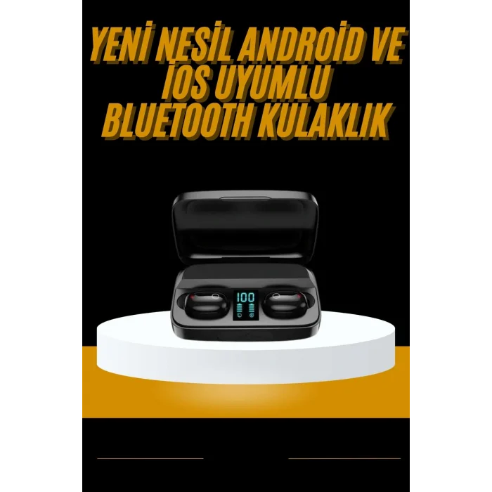 Kablosuz Dijital Göstergeli Çağrı Cevaplayabilen TWS 5.0 Bluetooth Kulaklık