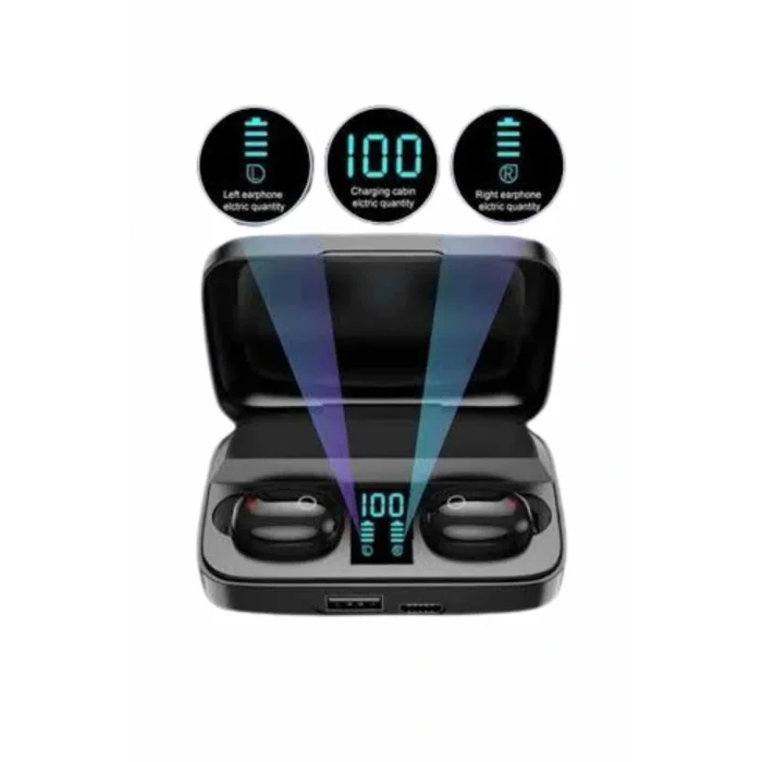 Kablosuz Dijital Göstergeli Çağrı Cevaplayabilen TWS 5.0 Bluetooth Kulaklık