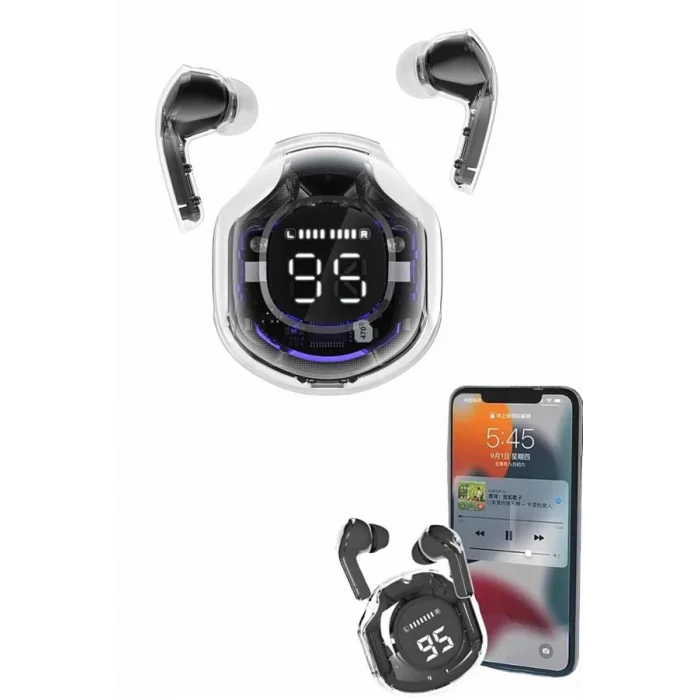 Kablosuz Dijital Göstergeli Powerbanklı IOS ve  Android Uyumlu Gaming Kulaklık