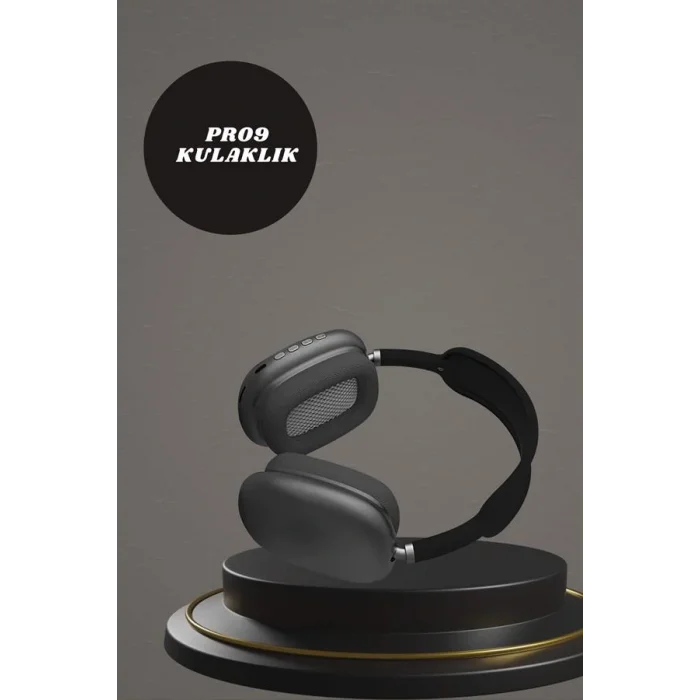 Kulak Üstü Kulaklık Pro9 ve Yeni Nesil Akıllı Saat Android ve İOS Uyumlu ANC Özelliği