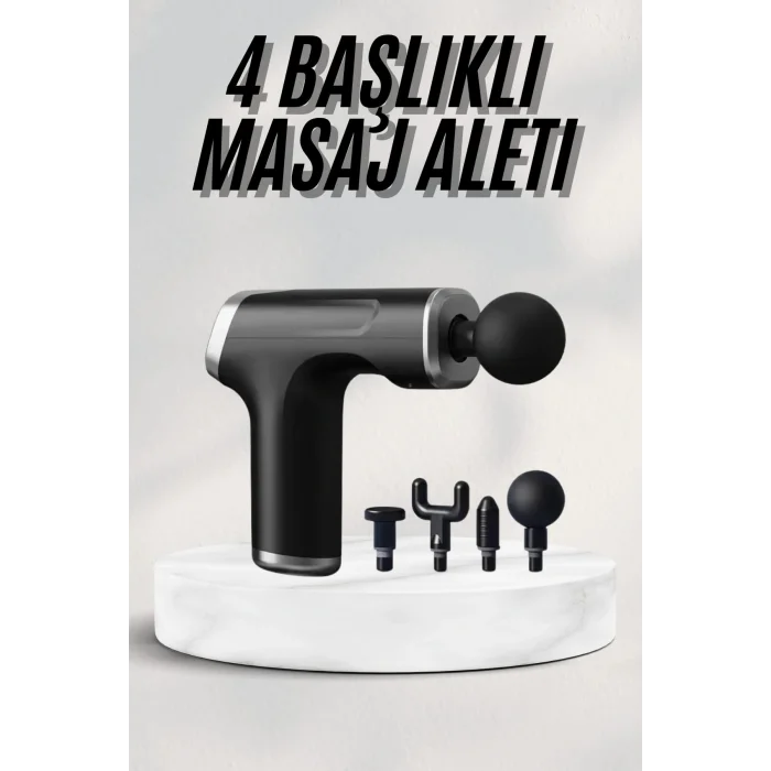 Masaj Tabancası 24v Type-c Hızlı Şarj Girişli Masaj Aleti Uzun Ömürlü