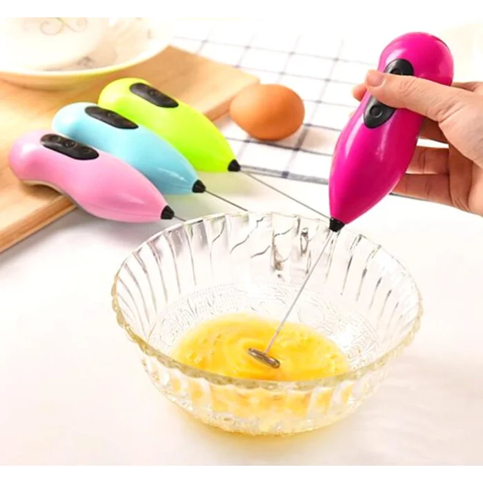 Mini Pilli Karıştırıcı ve Köpürtücü El Mikseri (5047)