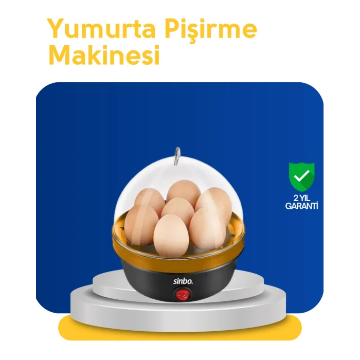 Otomatik Kapanma Özellikli Yumurta Pişirme Makinesi 7 Kapasiteli