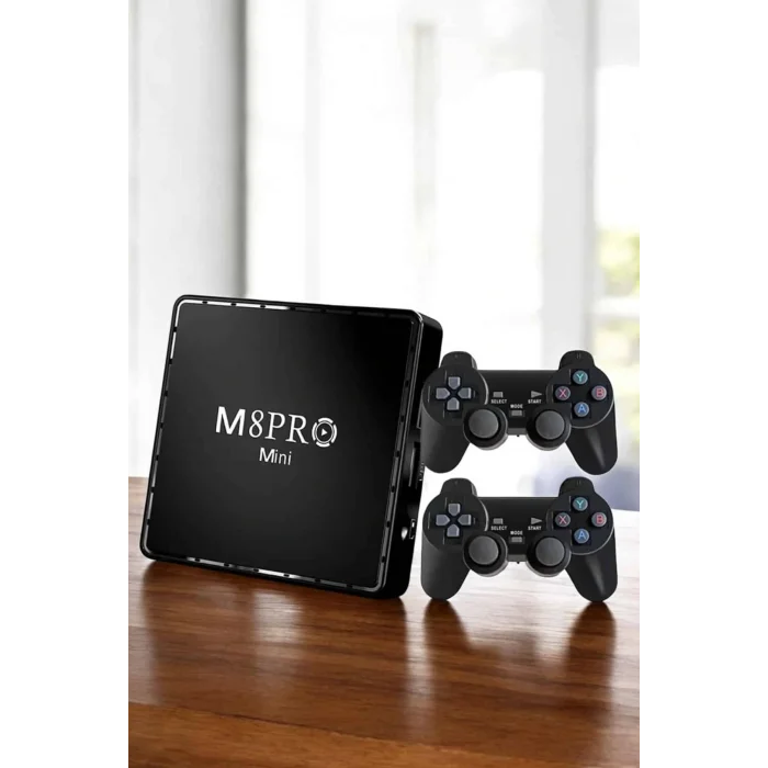 Oyun Konsolu Çift Kollu 1000 Oyunlu TV Box Netflix Youtube Atari