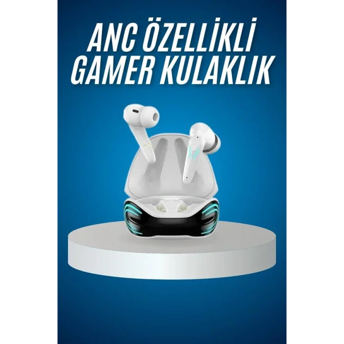 Oyuncu Kulaklığı Mikrofonlu Gürültü Engelleme Gecikme Önleyici Bluetooth Kulaklık