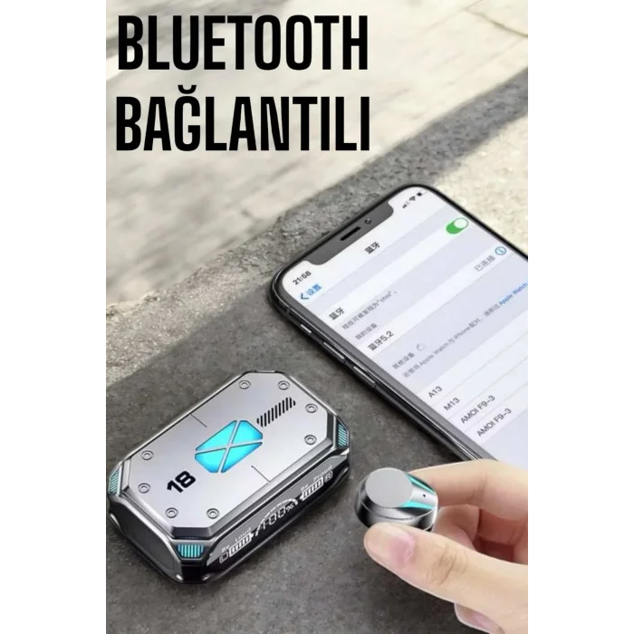 Oyuncu Kulaklığı Yeni Nesil Kablosuz Uzun Pil Ömrü Bluetooth Kulaklık