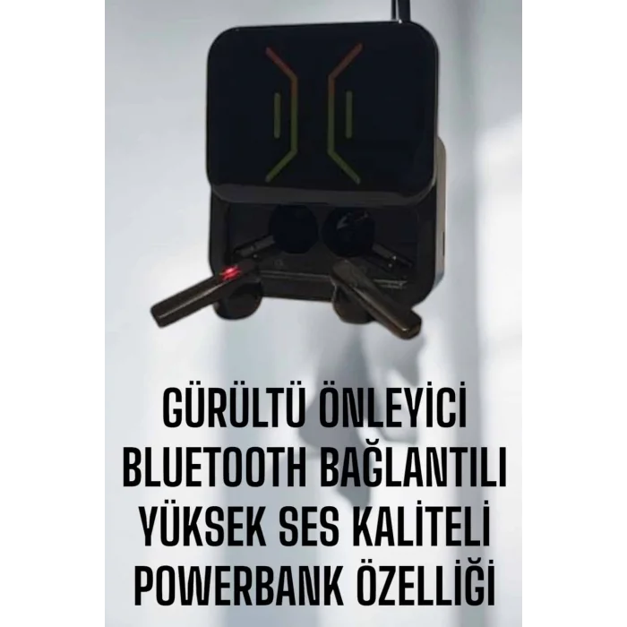 Powerbankli Bluetooth Kulaklık Yüksek Ses Kaliteli Kablosuz
