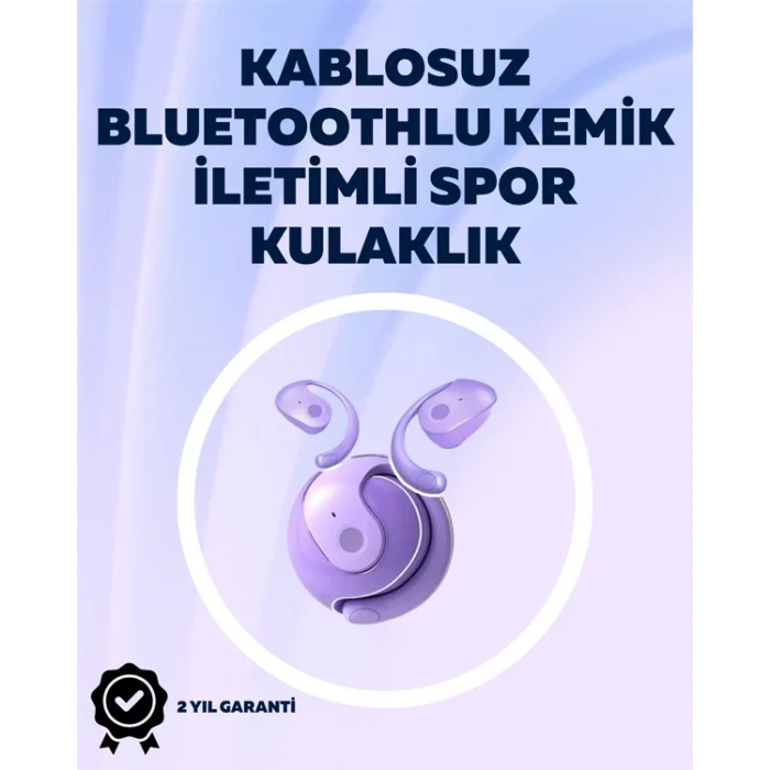 S05 Bluetoothlu Kulak İçi Spor Kulaklık – Kemik İletimi, Otomatik Bağlantı, Derin Bas Performansı