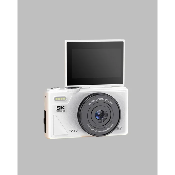 Taşınabilir 5K UHD Fotoğraf ve Video Kamera Otofokus WiFi