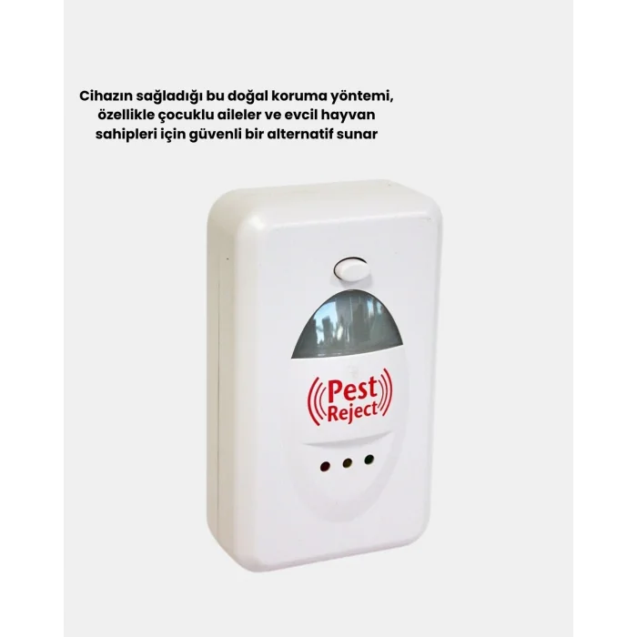 Ultrasonik Böcek ve Fare Kovucu – Doğa Dostu, Sessiz ve Etkili