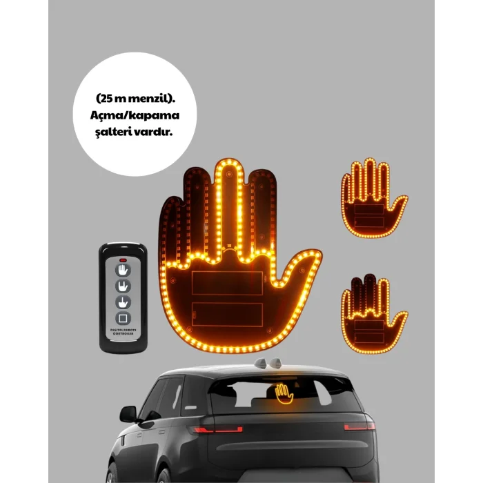 Uzaktan Kumandalı LED Jest Işığı – 3 Farklı Hareket Modu