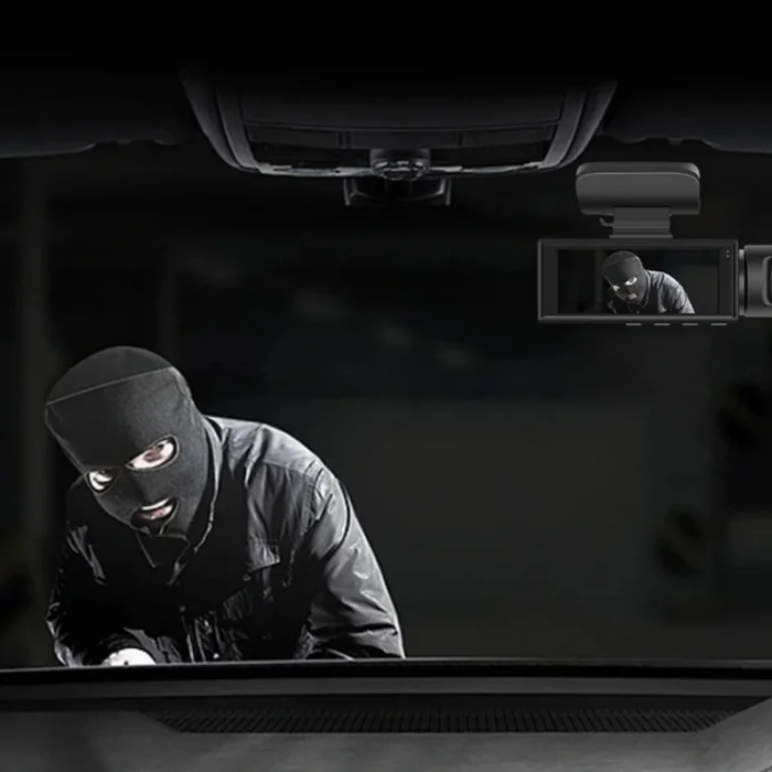 WiFi Destekli Araç İçi &amp; Dışı Çift Kameralı Dikiz Aynası Kamera (5047)