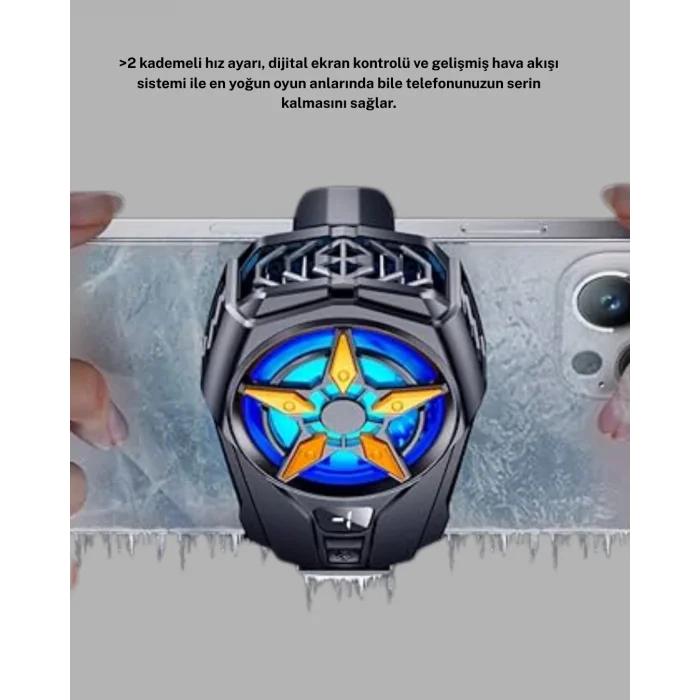 Yarı İletken Cep Telefonu Radyatörü 2 Hız Kademeli Dijital Ekranlı