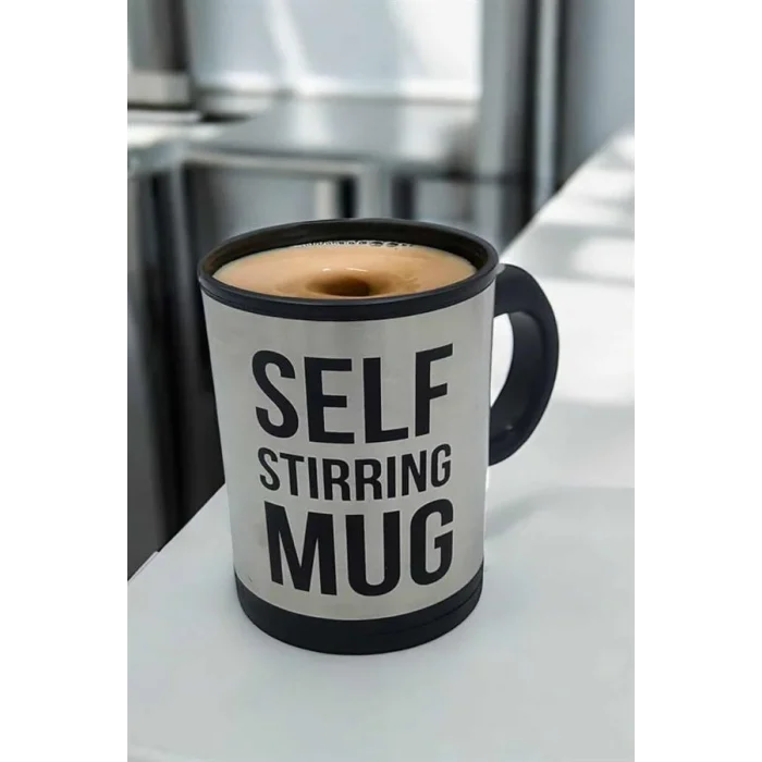 Yazılı Kupa Kendi Kendini Karıştıran Mikser Kupa Termos Bardak