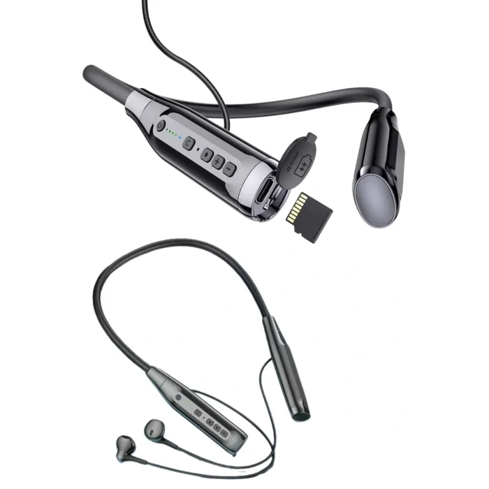 Yeni Nesil Silikonlu Kulak İçi Kablosuz Kesintisiz Bluetooth Kulaklık Kablolu