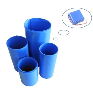 1 MT PVC ISI BORUSU MAVİ SHRINK 75 MM 18650 PİL YALITIM ISI BÜZÜLME KABLO KILIFI (5047)