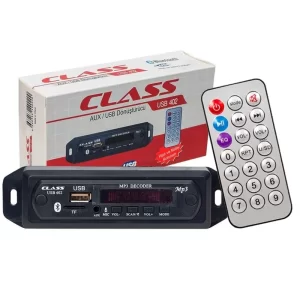 CLASS USB-402 BLUETOOTH/AUX USB/SD/MMC MIKROFONLU KUMANDALI OTO TEYP ÇEVİRİCİ DİJİTAL PLAYER (5047)