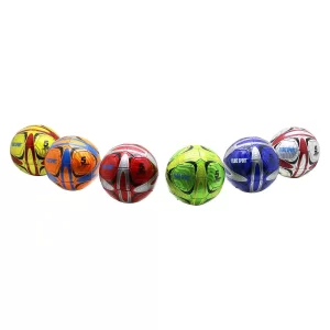 FUTBOL TOPU  DİKİŞLİ  PARLAK RENKLİ   280GR (5047)