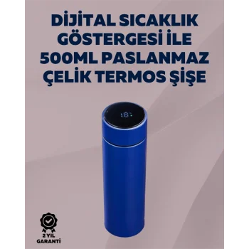 12 Saat Sıcak, 24 Saat Soğuk Tutabilen Paslanmaz Termos