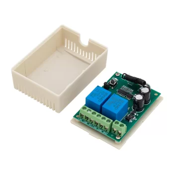 12 VOLT 433 MHZ 2 KANALLI ALICI VERİCİ GARAJ KUMANDASI DEVRESİ (5047)
