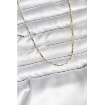 14K Gold Renk Kaplama Zincir Model CM Kadın Kolye