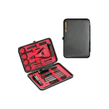 17 Parça Manikür Seti El ve Ayak Bakımı Törpü Cımbız Tırnak Temizleme