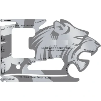 18 Fonksiyonlu Cüzdan İçi Aslan Tasarımlı Kart Acil Durum Kiti (5047)