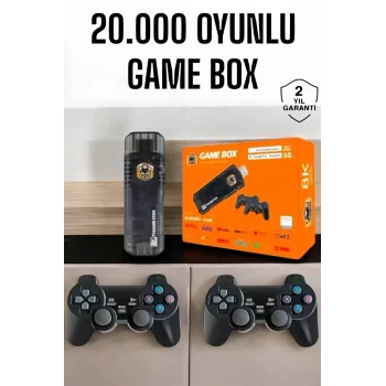 20.000 Oyunlu Premium Model Oyun Konsolu 8k Android Tv HD Game Stick